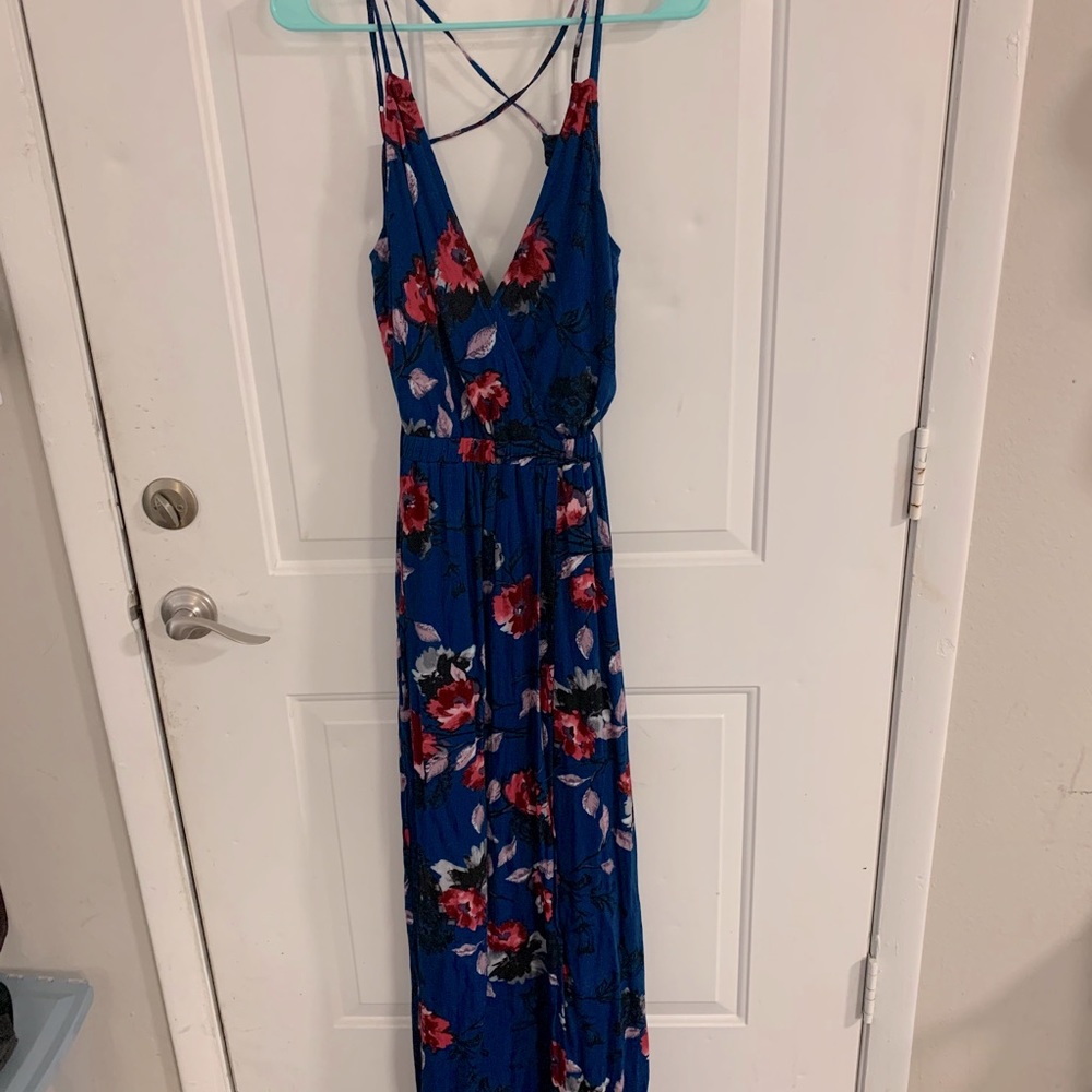 jasmine tie back maxi (teal)